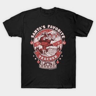 Santa's Favorite Teacher T-Shirt